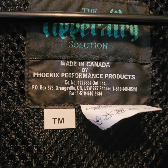 Phoenix Performance Product Tipperary Pro-Max Equestrian Vest Black TALL MEDIUM - Picture 5 of 6